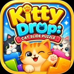 Icono de Kitty Drop: Cat Slide Puzzle